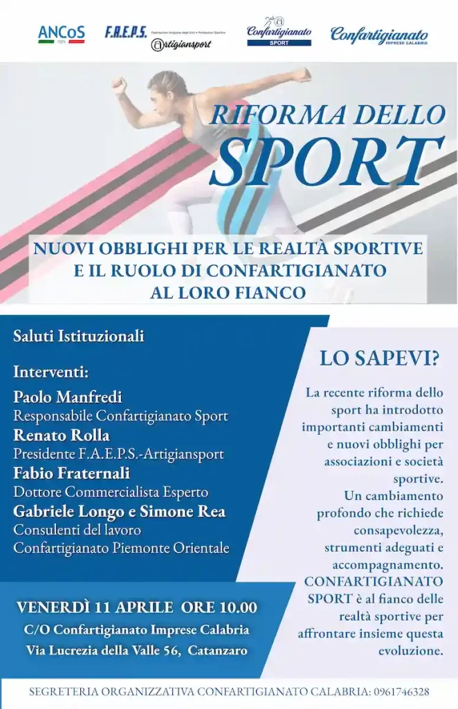Locandina Evento Sport Confartigianato ok