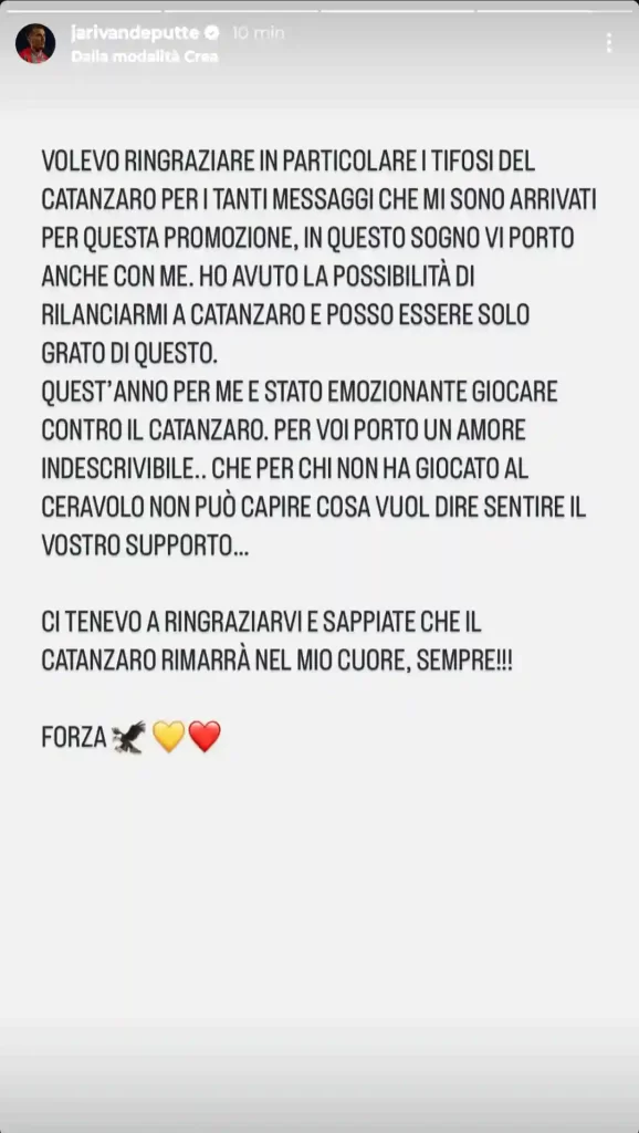 stories vandeputte catanzaro promozione