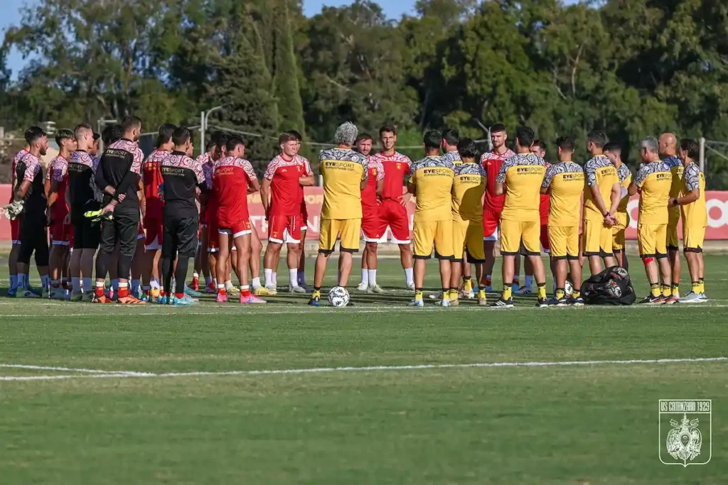 squadra primo allenamento 2025